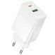 МЗП Borofone BAS76A Source PD30W+QC3.0 (1USB-A/1C) White ILSO-00000081966-2 фото