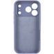 Силіконовий чохол Silk Full Camera Protective для Apple iPhone 17 Pro Max / 18 Pro Max (6.9") Lavender Gray 777-09542 фото 3