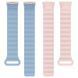Ремінець Dual-color Magnetic для Xiaomi Mi Band 9/8/10 Light Pink / Lilac Blue 212-01656 фото 4