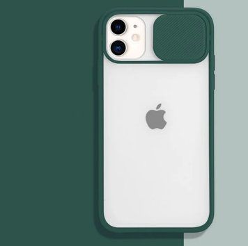 Чехол Camshield mate TPU со шторкой для камеры для iPhone 12 Pro Max Зеленый 206-00065 фото