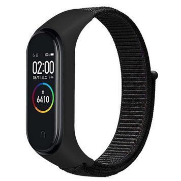 Ремешок Nylon New для Xiaomi Mi Band 3/4/5/6/7 Black 212-01757 фото