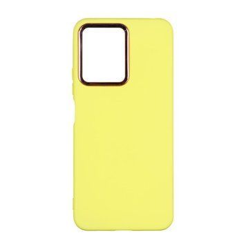 Чохол Silicone Cover Metal frame для Xiaomi Redmi Note 12 4G Yellow 208-03506 фото