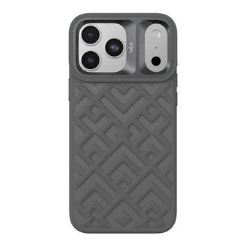 Чохол Kajsa Briquette Collection Rhombus with MagSafe для iPhone 17 Pro Max Grey B-Ring 2020000509325 фото