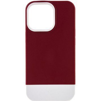 Чохол TPU+PC Bichromatic для Apple iPhone 13 Pro (6.1") Wine / White 555-03975 фото