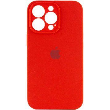 Силіконовий чохол з закритою камерою для iPhone 15 Pro Max Red 666-01148 фото