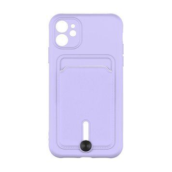 Чохол Colorfull Pocket Card з кишенею для карт для iPhone 12 Elegant Purple 208-01815 фото