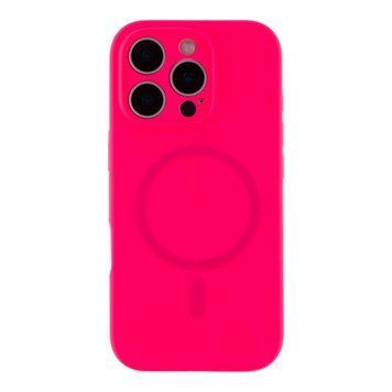 Чохол Glow Silicone Case Full Camera with Magsafe для iPhone 16 Pro Hot pink 214-04075 фото