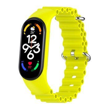 Ремінець для Xiaomi Mi Band 5/6/7 Ocean Band Yellow 212-02539 фото