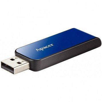 Флеш-накопичувач Apacer USB 2.0 AH334 32Gb Blue AP32GAH334U-1 фото