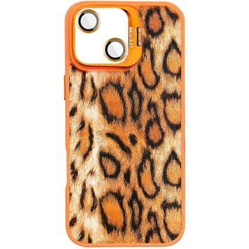 Чохол TPU+PC Wild Leopard with MagSafe and Lens для Apple iPhone 13 / 14 (6.1") Orange 656-08256 фото