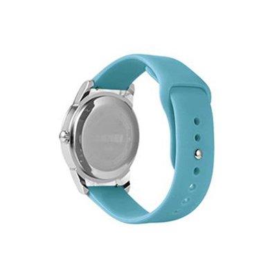 Ремінець для годинника Universal Silicone Classic 22mm 24.Light Blue 666-00706 фото