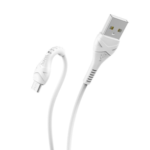 Кабель Hoco X37 USB to micro-USB Білий 1 м 209-00057 фото