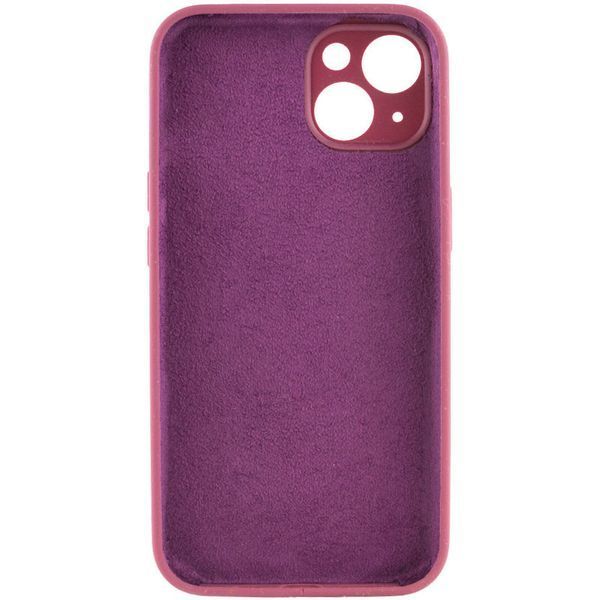 Силіконовий чохол Silk Full Camera Protective для Apple iPhone 15 Plus (6.7") Plum 777-09693 фото