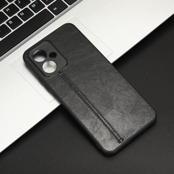 Чохол Cosmiс Leather Case для Poco X5 5G Black 666-00097 фото