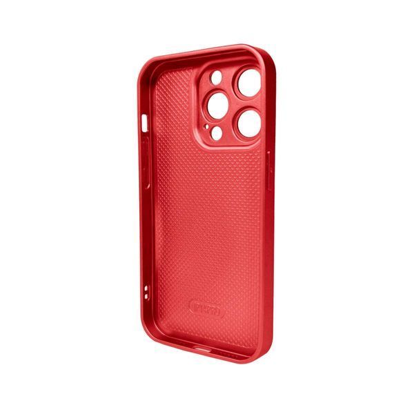 Чехол для смартфона AG Glass Matt Frame Color для iPhone 14 Pro Coke Red 666-00613 фото
