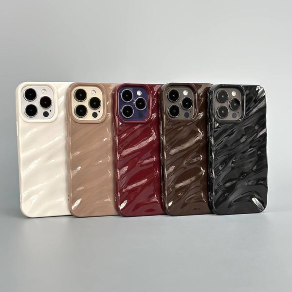 Чехол 3D Wavy Pattern Case для iPhone 12 Pro Max White 208-04925 фото
