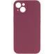 Силіконовий чохол Silk Full Camera Protective для Apple iPhone 15 Plus (6.7") Plum 777-09693 фото 1