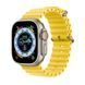 Силіконовий рифлений ремінець Ocean для Apple Watch 42/44/45/49 mm Жовтий 212-00466 фото