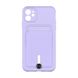 Чехол Colorfull Pocket Card с карманом для карт для iPhone 12 Elegant Purple 208-01815 фото