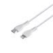 Сетевое зарядное устройство Borofone BA61A + кабель Type C to Lightning USB Type C 2.1A Белый 209-00080 фото 5