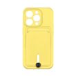 Чехол Colorfull Pocket Card с карманом для карт для iPhone 14 Pro Yellow