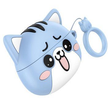 Беспроводные наушники HOCO EW48 True wireless stereo headset Glacier Cat 656-03893 фото