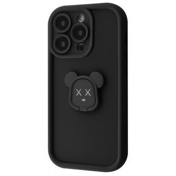 Чохол Pretty Case iPhone 16 Pro Bear/Black 208-04126 фото