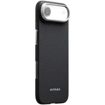 Чохол PC PITAKA with MagSafe для Apple iPhone 17 Air (6.5") Black / Grey 656-08257 фото