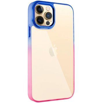 Чохол TPU+PC Fresh sip series для Apple iPhone 12 Pro Max (6.7") Рожевий / Синій 777-06726 фото
