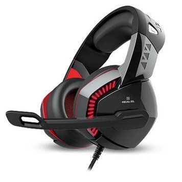 Наушники REAL-EL GDX-7800 Black/Red (EL124100027) EL124100027 фото