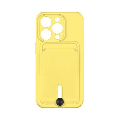 Чехол Colorfull Pocket Card с карманом для карт для iPhone 14 Pro Yellow 208-01880 фото