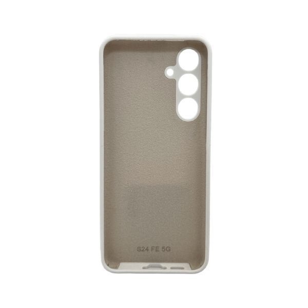 Чохол для смартфона Cosmic Silicone Case для Samsung Galaxy S24 FE 5G White 666-05161 фото