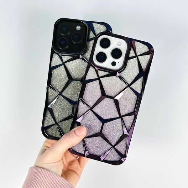 Чохол 3D Diamond для iPhone 13 Pro Max Pink 208-04645 фото