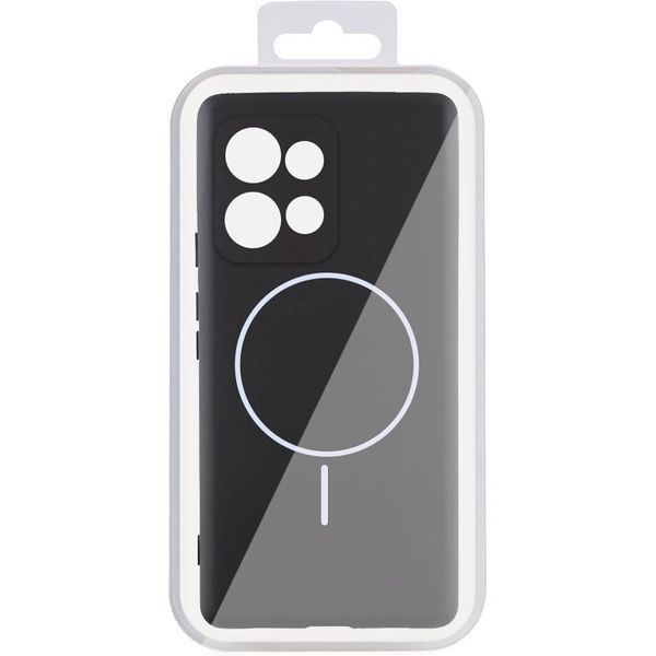 Чохол Silicone Cover Lakshmi Full Camera with MagFit для Motorola Moto G75 5G Чорний 555-02049 фото