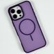 Силіконовий чохол Matte Color Case With Magnetic Thin Circle для iPhone 15 Pro Max Purple 214-03074 фото