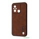 Чохол WAVE Leather Case Xiaomi Redmi 12C Dark Brown 777-01231 фото 1