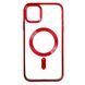Чехол Metallic CD Magnetic для iPhone 14 Pro Red 666-02692 фото