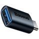Переходник Baseus Ingenuity Series Mini Type-C to USB 3.1 (ZJJQ000001) Blue ILSO-00000063723-2 фото