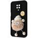 Чехол Pretty Things Case для Xiaomi Redmi Note 9S/Note 9 Pro Black/Fluffy White 777-02218 фото
