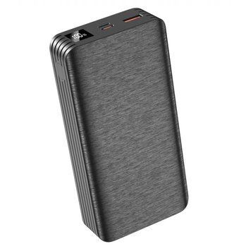 Портативный аккумулятор Power Bank XO PR144 USB QC 22.5 W + USB Type-C PD 18W 20000mAh Черный 216-00016 фото