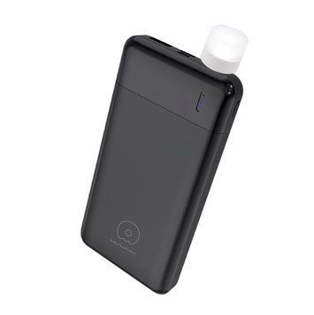 Портативний акумулятор Power Bank WUW Y162 10000mAh + Led ліхтарик Black Y162 фото