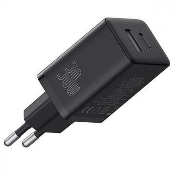 МЗП Baseus Cube Pro Fast Charger PD30W+QC3.0 (1USB-A/1C) (P10111404) Cluster Black ILSO-00000080557-1 фото
