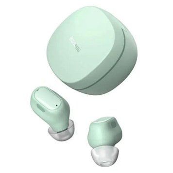 Наушники Baseus Bowie WM01 True Wireless Earphones Green 656-00860 фото