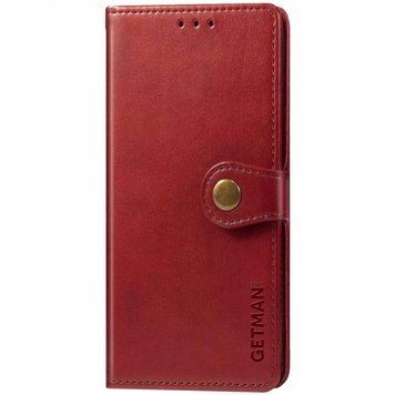 Шкіряний чохол-книжка GETMAN Gallant (PU) для Oppo A98 Red 777-06327 фото