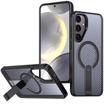 Чехол TPU Breeze with MagSafe stand для Samsung Galaxy S26+ Black 777-09261 фото