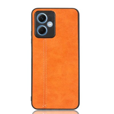 Чехол Cosmiс Leather Case для Poco X5 5G Orange 666-00099 фото