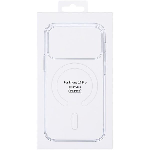 Чехол Clear Case with MagSafe and Animation для Apple iPhone 17 Pro Max / 18 Pro Max (6.9") Clear 777-08388 фото