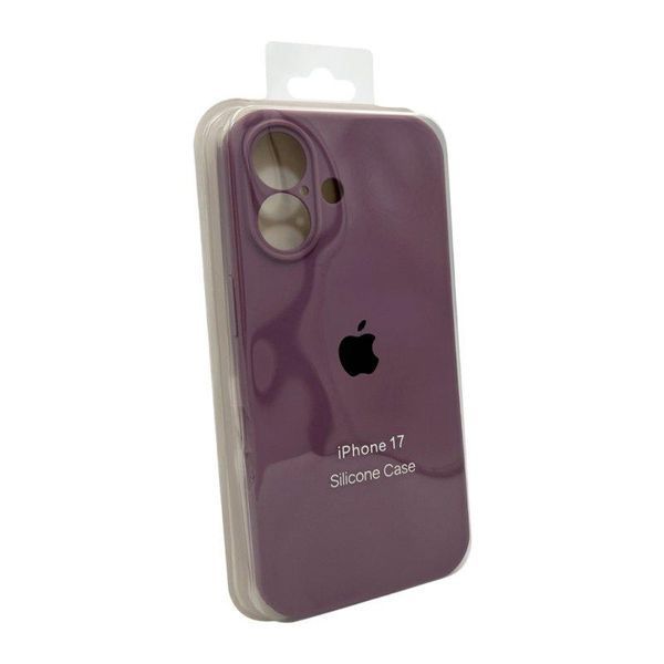 Силіконовий чохол з закритою камерою для iPhone 17 Taro Purple 666-04229 фото