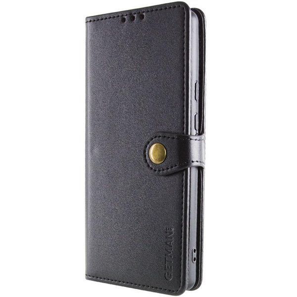 Шкіряний чохол-книжка GETMAN Gallant (PU) для Xiaomi Redmi 15C (Global) / Poco C85 (Global) Чорний 656-08810 фото
