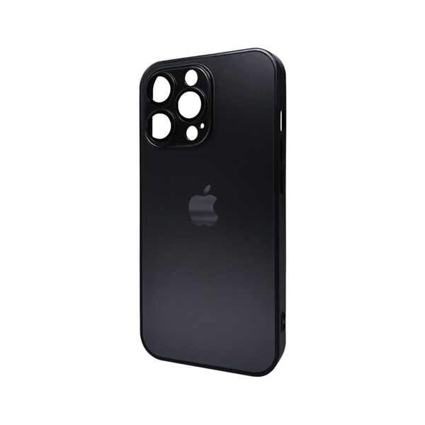 Чехол для смартфона AG Glass Matt Frame Color для iPhone 12 Pro Graphite Black 666-00565 фото